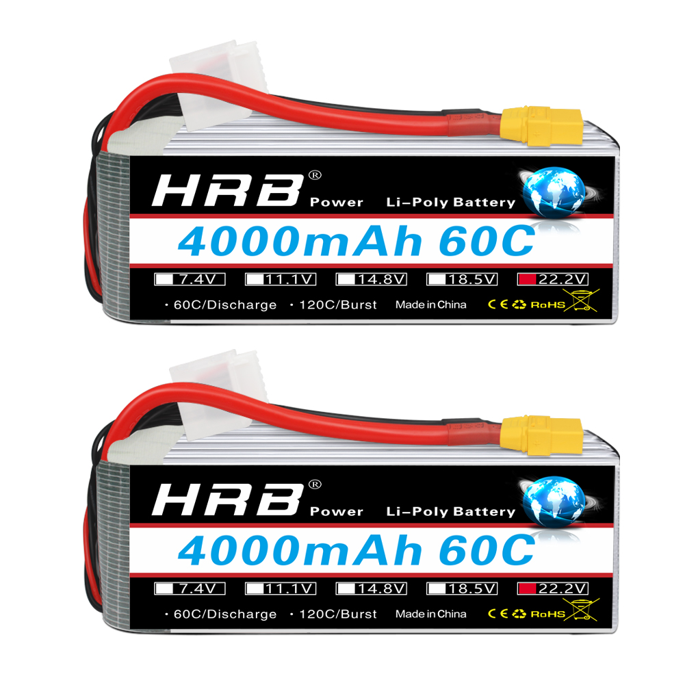 6S Lipo Battery 22.2V 5000Mah - 1/2pcs HRB 6S Lipo Battery 22.2V